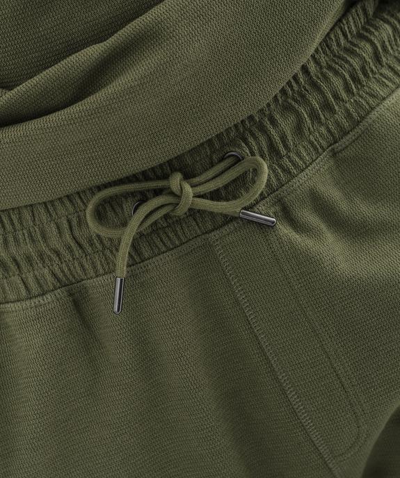 Bermuda en maille de coton texturée homme vue2 - GEMO 4G HOMME - GEMO