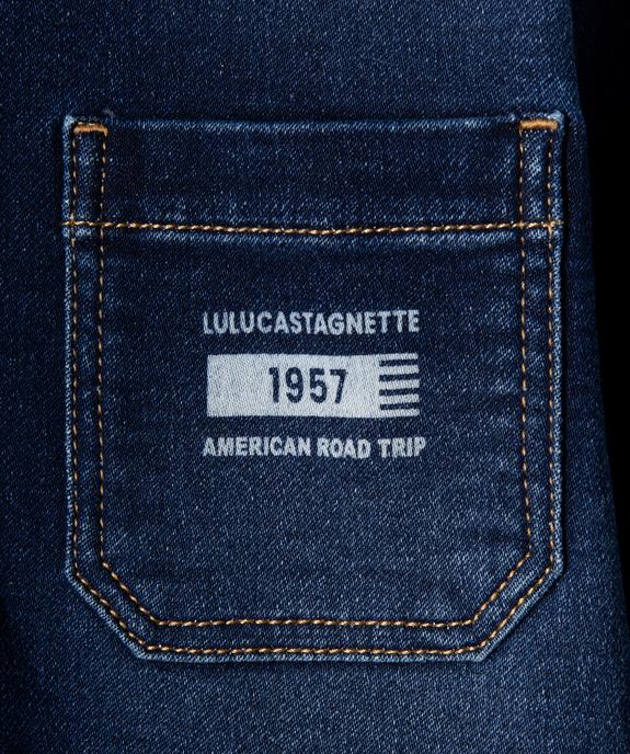 Chemise en jean stretch à manches longues garçon - LuluCastagnette vue2 - LULUCASTAGNETTE - GEMO