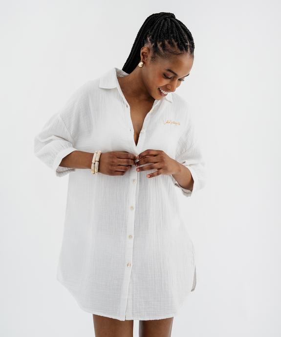 Veste de plage femme - LuluCastagnette  vue2 - LULU CASTAGNETTE GEMO FOR GOOD - GEMO