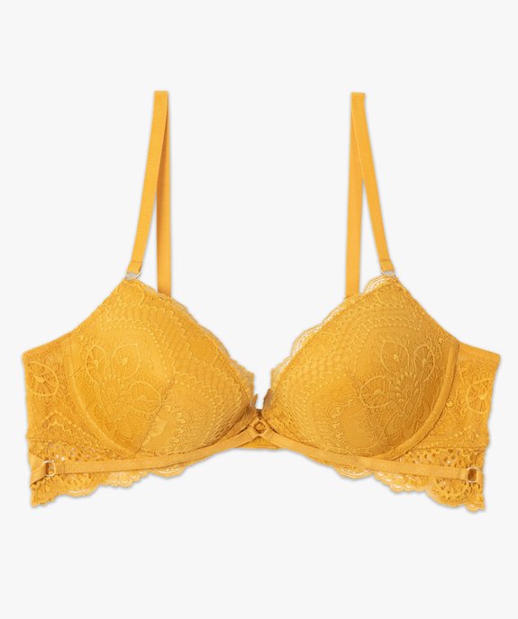Soutien-gorge push-up en dentelle vue4 - GEMO(HOMWR FEM) - GEMO