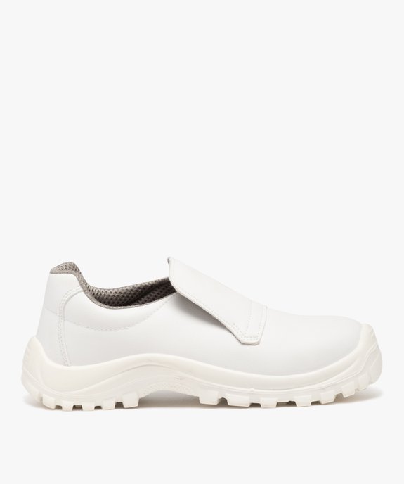 Chaussures de sécurité homme unies à enfiler avec col élastique vue1 - SANS MARQUE - GEMO