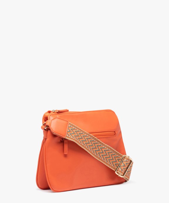 Sac femme aspect matelassé avec bandoulière tissée vue2 - GEMO (ACCESS) - GEMO