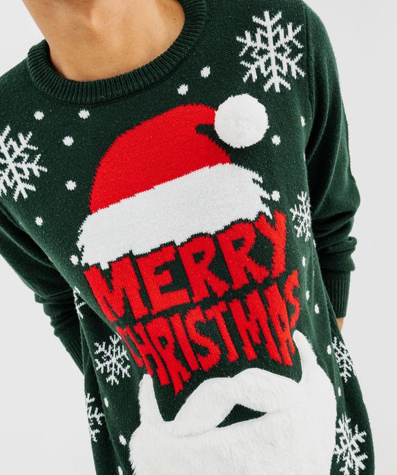 Pull de Noël à pompon homme vue2 - GEMO (HOMME) - GEMO