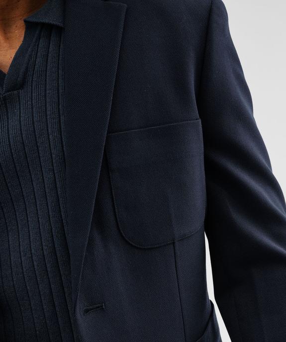 Veste de costume texturée 2 boutons homme vue5 - GEMO 4G HOMME - GEMO