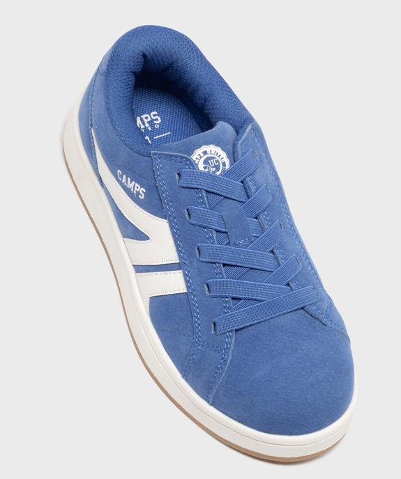Baskets basses style skateshoes en suédine à lacets élastiques garçon - Camps United vue5 - CAMPS - GEMO