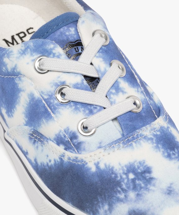 Tennis en toile effet tie and dye garçon - Camps United vue6 - CAMPS GEMO FOR GOOD - GEMO