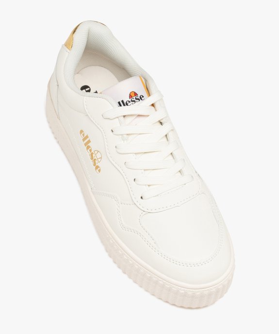 Baskets femme unies style rétro détail doré - Ellesse  vue5 - ELLESSE - GEMO
