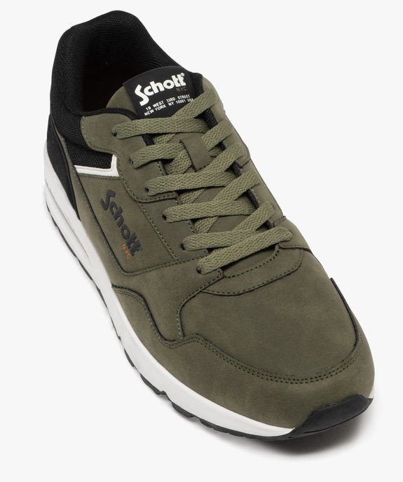 Baskets basses au look rétro tendance homme - Schott vue6 - SCHOTT - GEMO