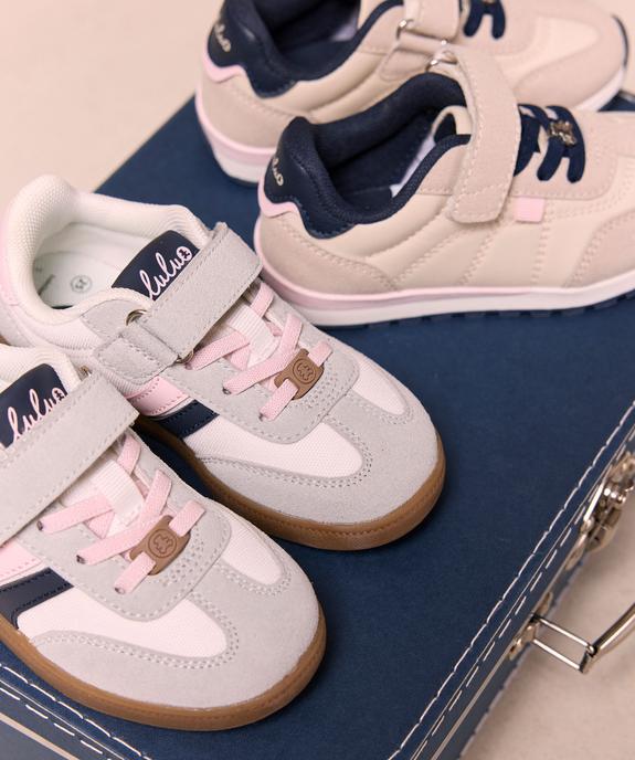 Baskets à scratch multi-matières fille - LuluCastagnette vue6 - LULUCASTAGNETTE - GEMO