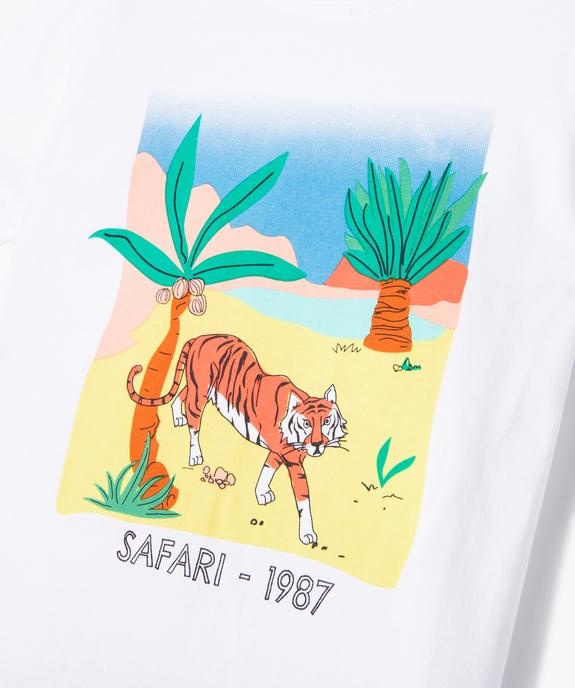 Pyjashort avec motif safari garçon vue2 - GEMO 4G GARCON - GEMO