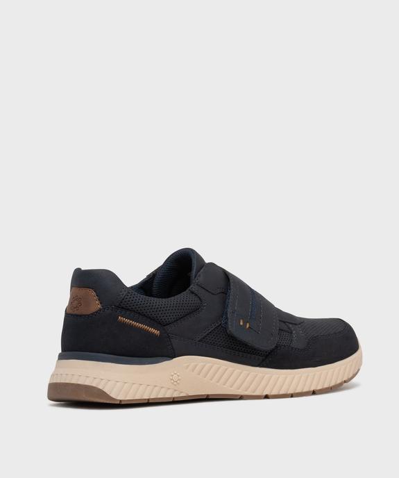 Baskets urbaines avec fermeture scratch homme - Relife vue4 - RELIFE - GEMO