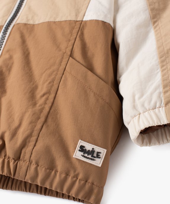Blouson à capuche multicolore bébé garçon vue3 - GEMO 4G BEBE - GEMO