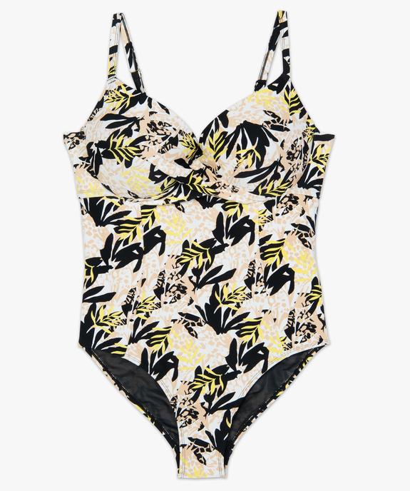 Maillot de bain femme grande taille 1 pièce à armatures vue4 - GEMO (PLAGE) - GEMO