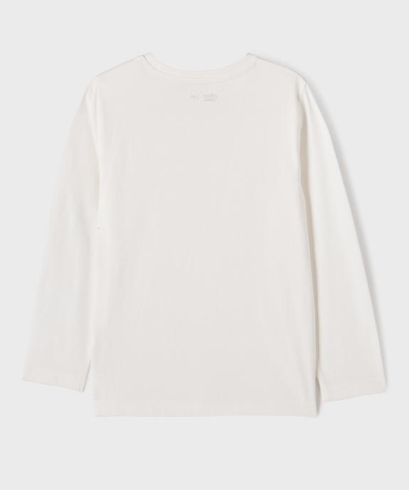 Tee-shirt manches longues uni garçon vue3 - GEMO 4G GARCON - GEMO