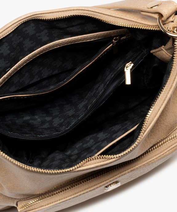 Sac souple avec deux bandoulières amovibles femme - LuluCastagnette vue3 - LULU CASTAGNETT - GEMO