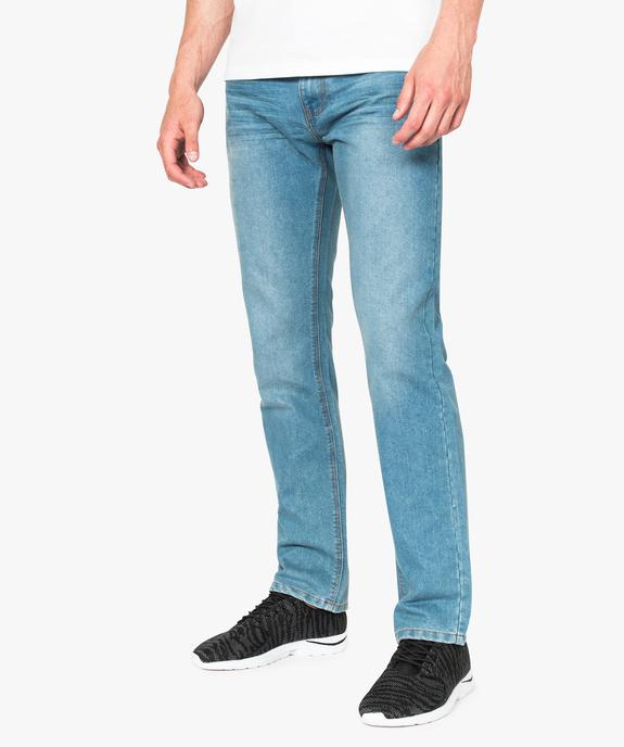 Jean homme regular 5 poches taille normale longueur L34 vue1 - GEMO (HOMME) - GEMO