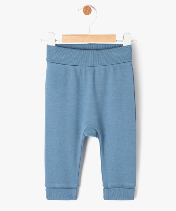 Pantalon en maille imprimé évolutif bébé garçon  vue1 - GEMO(BB COUCHE) - GEMO