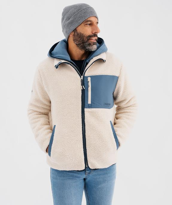 Veste zippée en sherpa homme - Roadsign - ROADSIGN G4G Veste zippée en sherpa homme - Roadsign vue4 - ROADSIGN G4G - GEMO