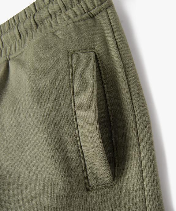 Pantalon de sport en maille avec poches à rabat garçon  vue2 - GEMO (ENFANT) - GEMO