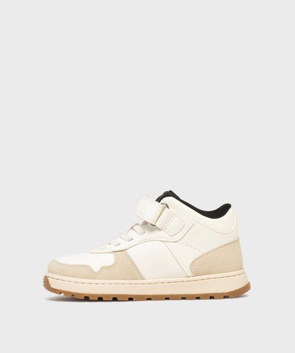 Baskets montantes à semelle crantée et scratch garçon vue3 - 5 MILES - GEMO