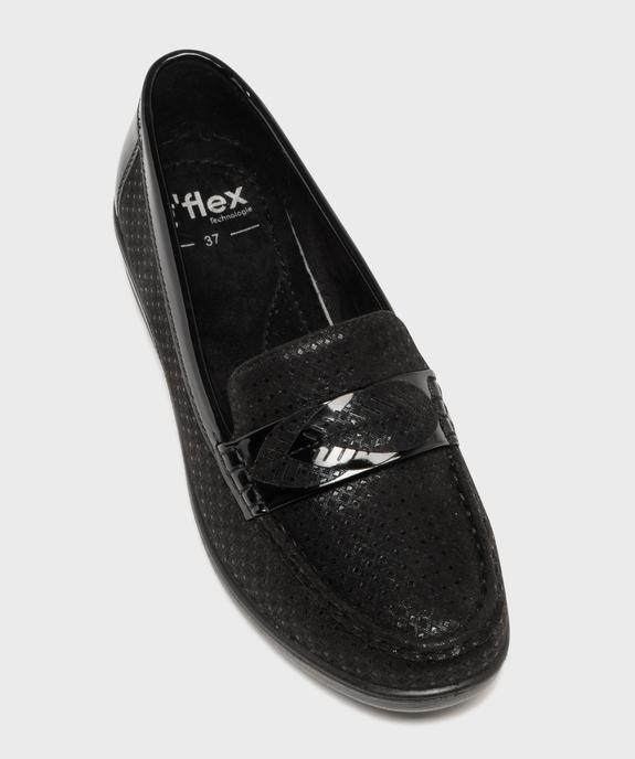 Mocassins confort légers et souples à talon compensé femme vue5 - G'FLEX GEMO FOR GOOD - GEMO
