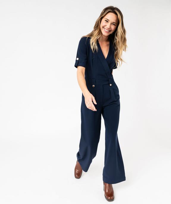 Combinaison pantalon à manches courtes femme - LuluCastagnette vue1 - LULU CASTAGNETT - GEMO