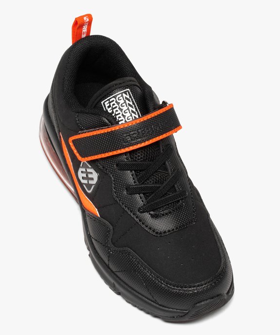 Baskets garçon détails fluo à semelle bulle d’air - Freegun vue5 - FREEGUN - GEMO