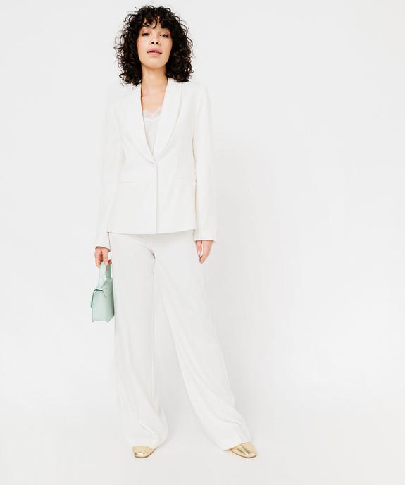 Veste de tailleur 1 bouton femme vue1 - GEMO(FEMME PAP) - GEMO