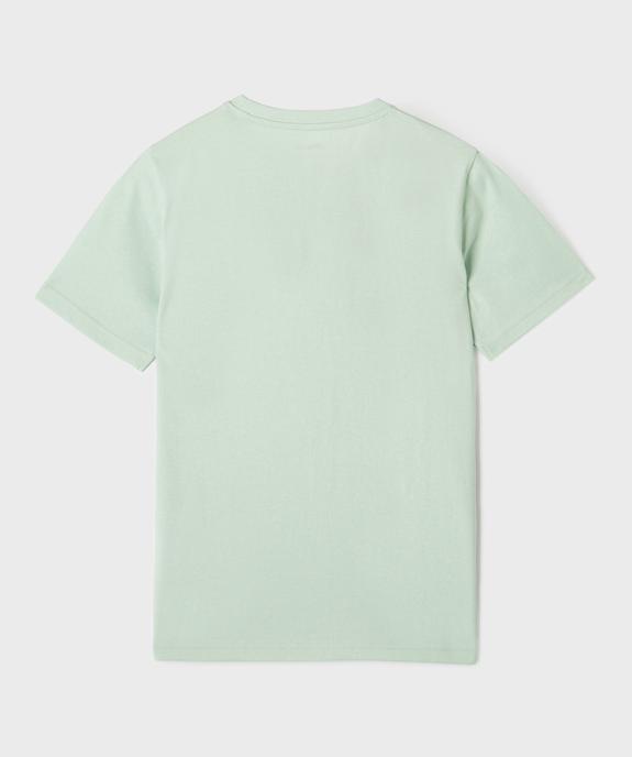Tee-shirt manches courtes inscription garçon vue3 - GEMO (JUNIOR) - GEMO