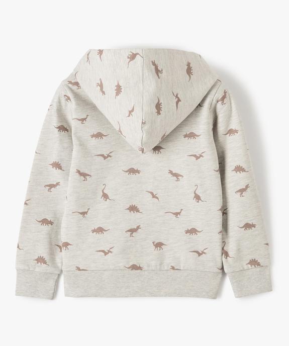 Sweat garçon à capuche avec motif vue4 - GEMO (ENFANT) - GEMO