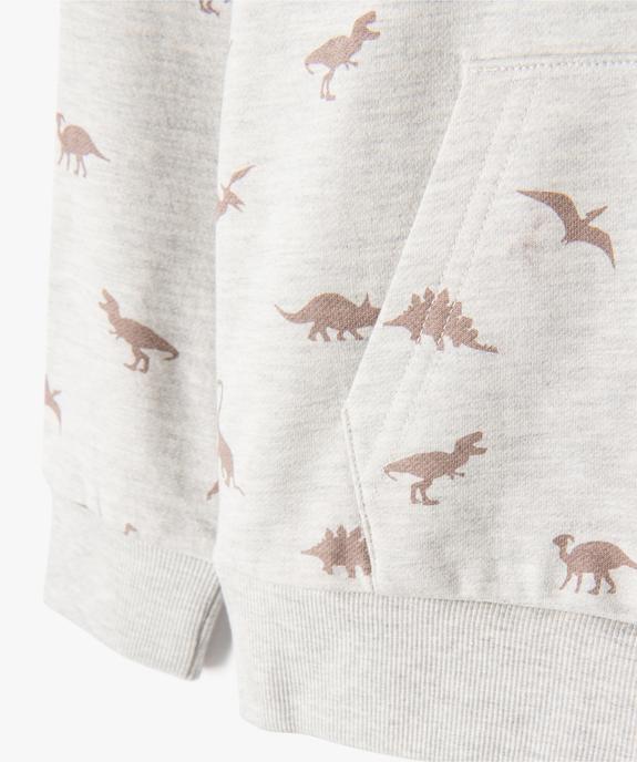 Sweat garçon à capuche avec motif vue3 - GEMO (ENFANT) - GEMO