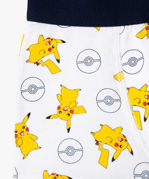 Boxers à motifs Pikachu garçon (lot de 2) - Pokemon vue3 - POKEMON - GEMO