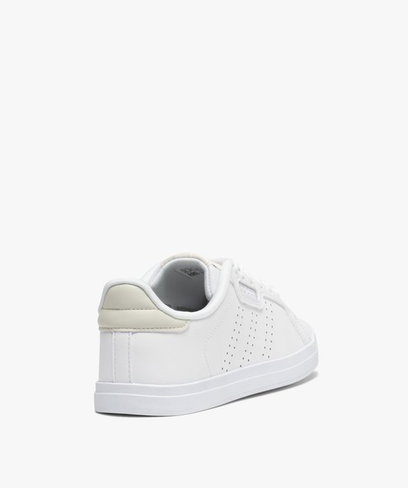 Baskets femme unies à lacets – Adidas Courtpoint Base vue4 - ADIDAS - GEMO