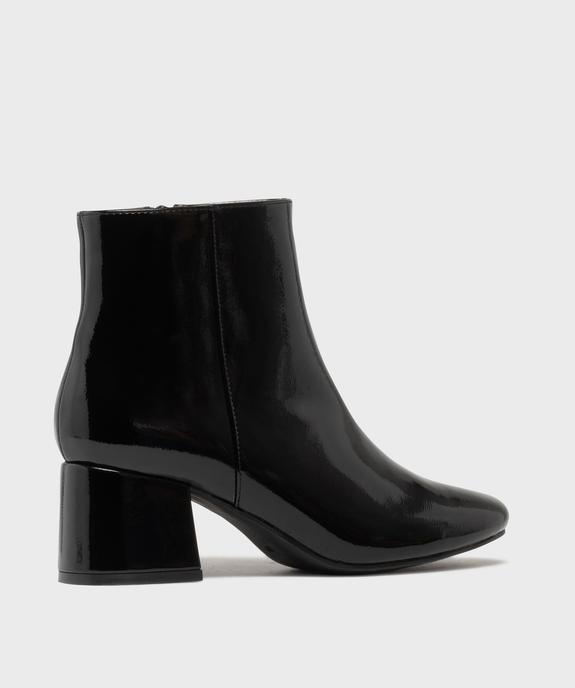 Boots à talon vernis femme vue4 - FOLLOW ME - GEMO