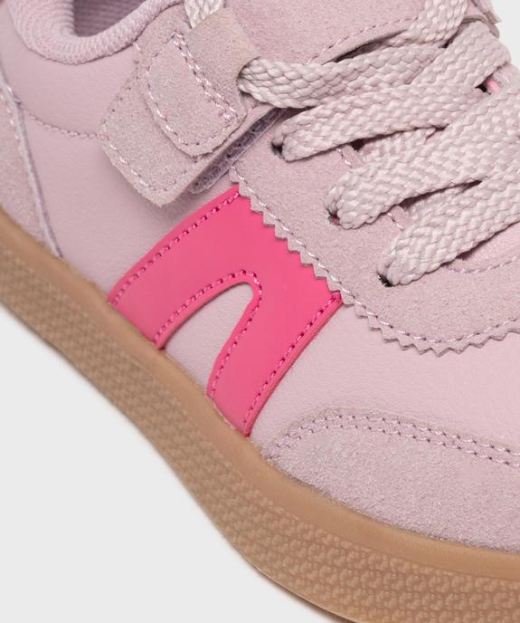 Baskets à scratch et lacets fantaisie fille - Lovely Wings vue6 - LOVELY WINGS - GEMO