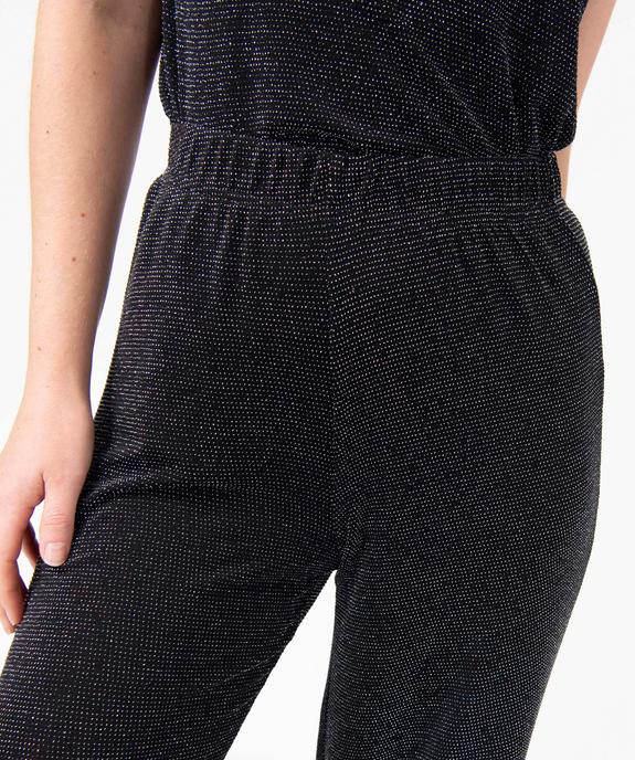 Pantacourt femme en maille scintillante vue6 - GEMO(FEMME PAP) - GEMO
