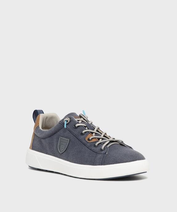 Tennis en toile à semelle sport homme - Urban Steps vue2 - URBAN STEPS GEMO FOR GOOD - GEMO
