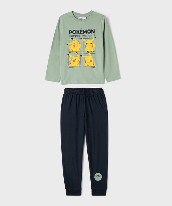 Pyjama en coton avec motif Pikachu garçon - Pokemon vue1 - POKEMON - GEMO