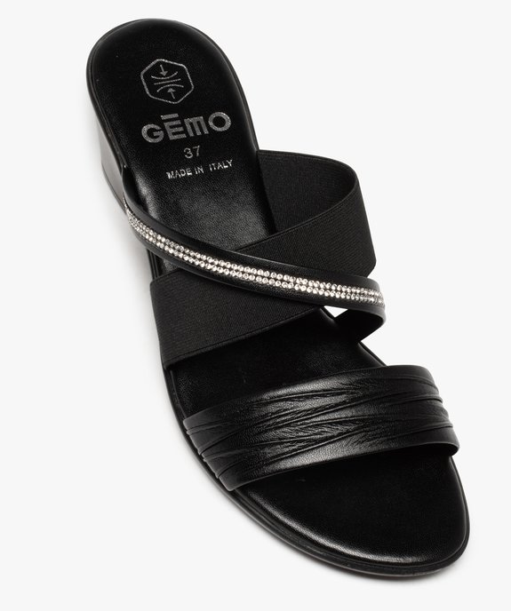 Sandale femme confort multi-brides forme mule vue5 - GEMO (CONFORT) - GEMO