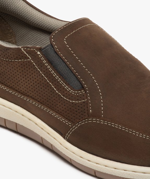 Chaussures bateau homme sans lacets – Terre de Marins vue6 - TERRE DE MARINS - GEMO