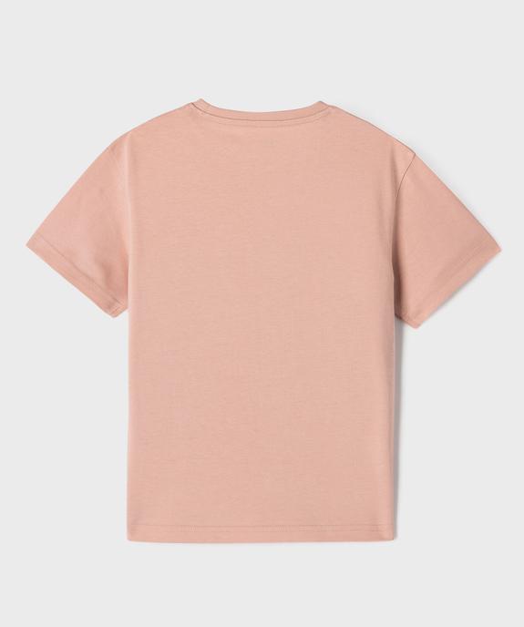 Tee-shirt manches courtes avec motif XXL garçon vue6 - GEMO 4G GARCON - GEMO