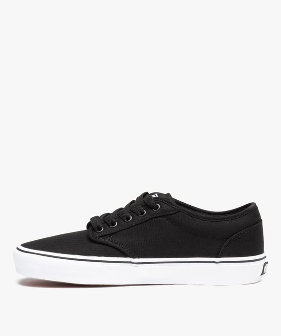 Baskets homme unies en toile et à lacets - VANS vue3 - VANS - GEMO