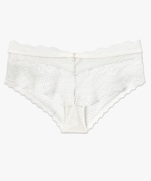 Shorty femme en dentelle et tulle vue4 - GEMO(HOMWR FEM) - GEMO