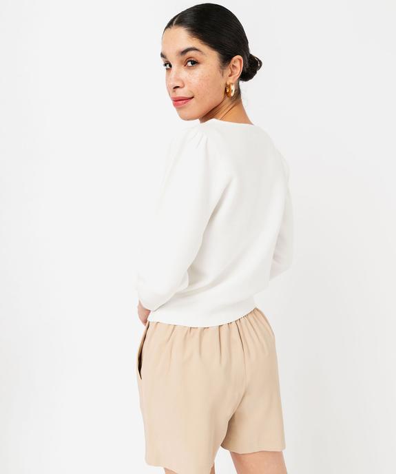 Gilet à manches bouffantes femme vue3 - GEMO(FEMME PAP) - GEMO