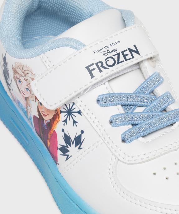 Baskets à scratch avec motif Reine des Neiges fille - Disney vue6 - REINE DES NEIGE - GEMO