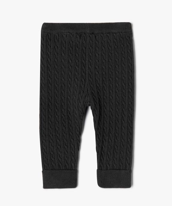 Pantalon en maille torsadée bébé (lot de 2) vue4 - GEMO(BB COUCHE) - GEMO