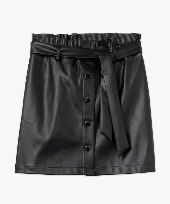 Jupe femme avec taille froncée et boutons fantaisie vue4 - GEMO(FEMME PAP) - GEMO