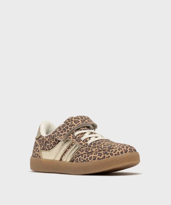 Baskets à motif léopard fermeture scratch fille - Lovely Wings vue2 - LOVELY WINGS GEMO FOR GOOD - GEMO