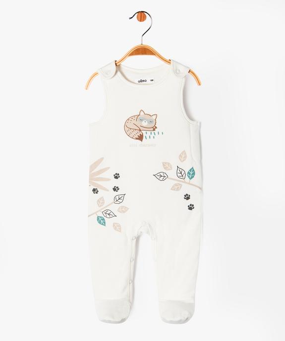 Ensemble 2 pièces combinaison et gilet bébé garçon vue3 - GEMO(BB COUCHE) - GEMO