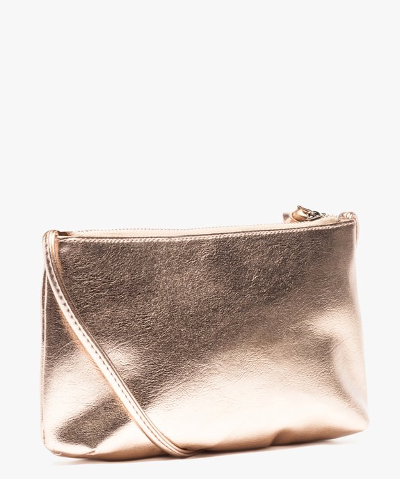 Sac pochette banbdoulière fermeture zippée vue2 - GEMO (ACCESS) - GEMO